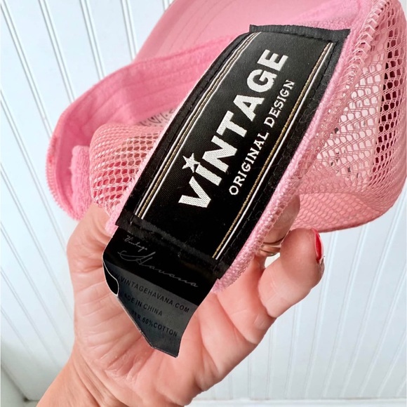 Vintage Pink Mesh Cap - Picture 4 of 5